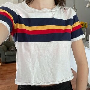 Striped Crop Top